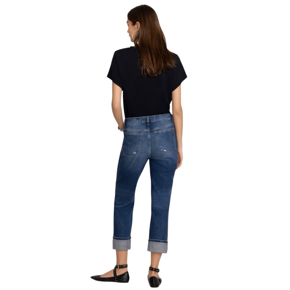 Johnny Was Barcelona Boyfriend Jeans Mason Blue Size 30 NWT - Picture 3 of 15